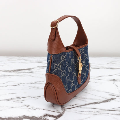 Gucci Jackie 1961 Shoulder Bag - GG Denim