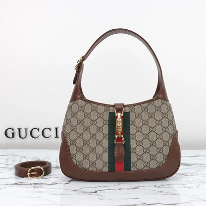Gucci Jackie 1961 Shoulder Bag - GG Denim