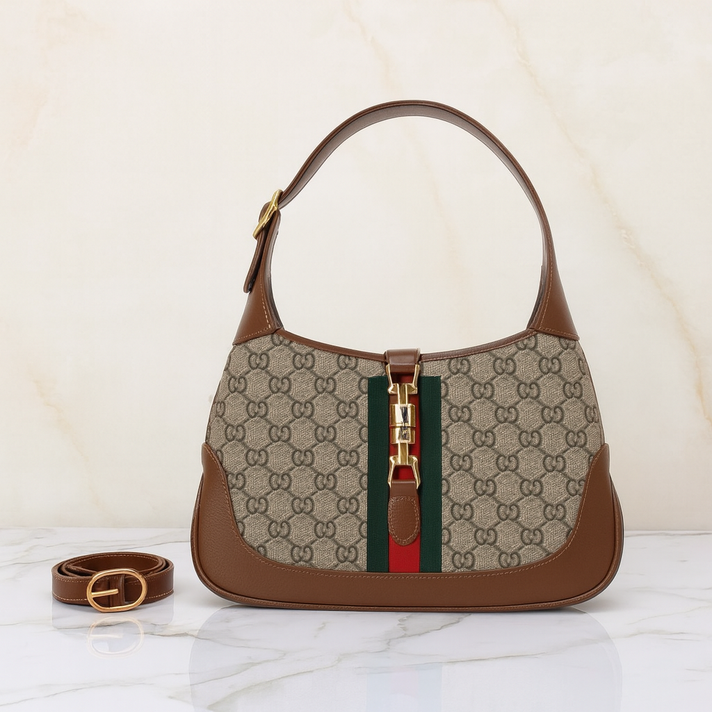 Gucci Jackie 1961 Shoulder Bag - GG Denim