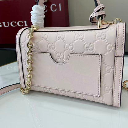 Gucci Padlock GG Embossed Mini Top Handle Bag