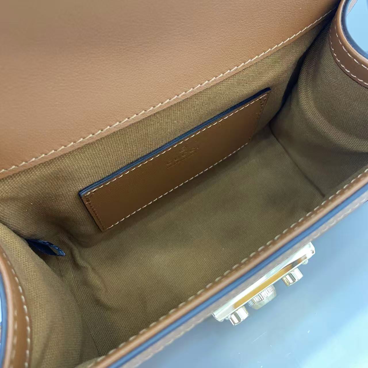 Gucci Padlock GG Embossed Mini Top Handle Bag
