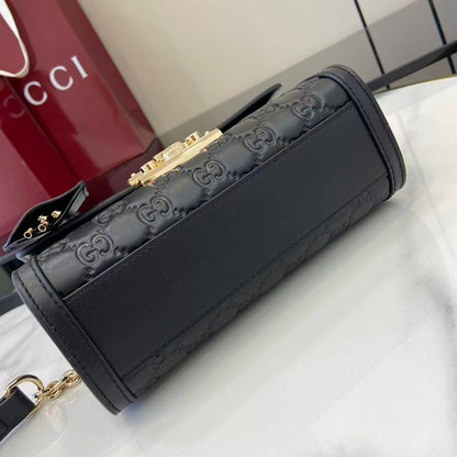 Gucci Padlock GG Embossed Mini Top Handle Bag