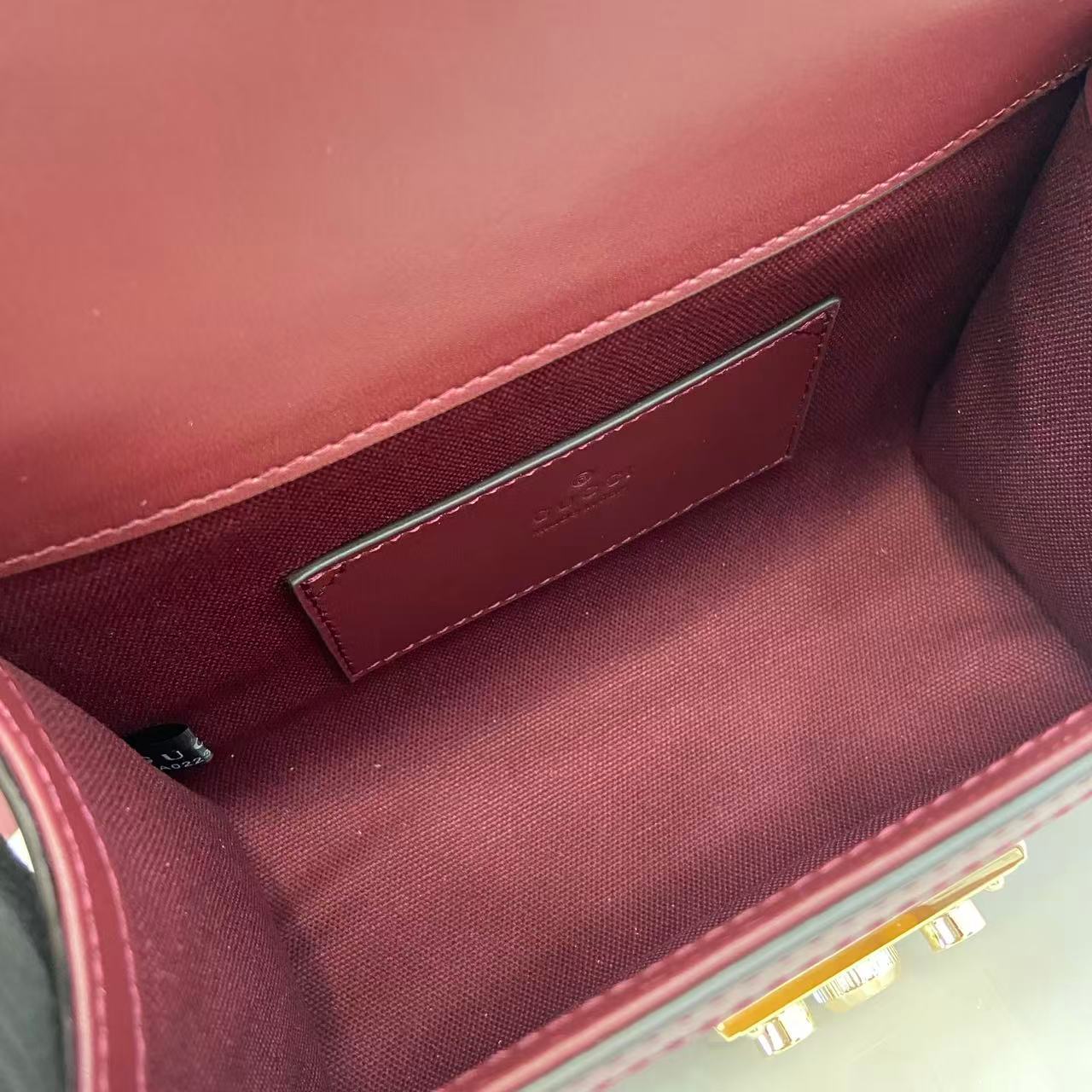 Gucci Padlock GG Embossed Mini Top Handle Bag