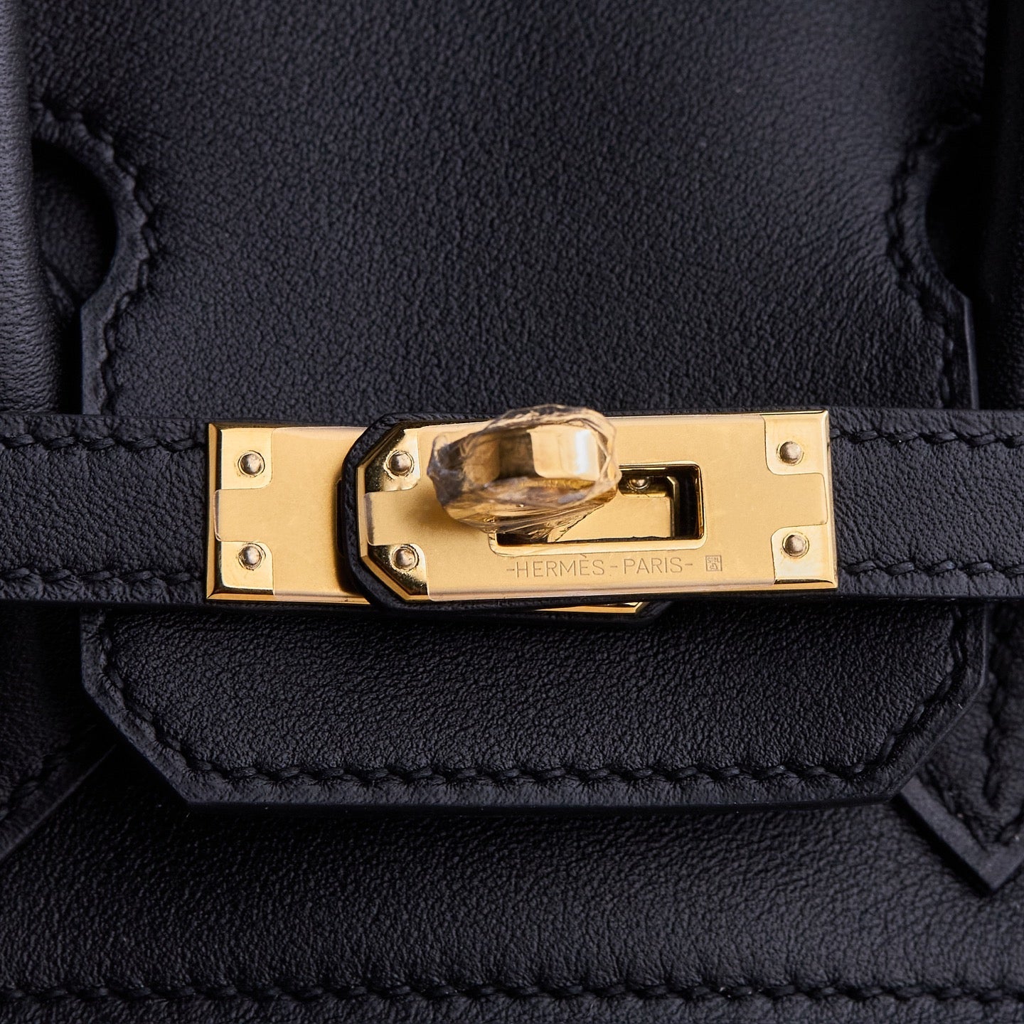 Hermès Birkin 25 – Toile Quadrille & Noir Leather