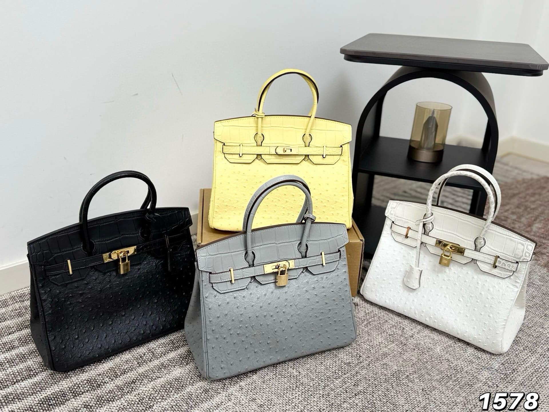 Hermès Birkin 30 Touch – Ostrich & Shiny Crocodile