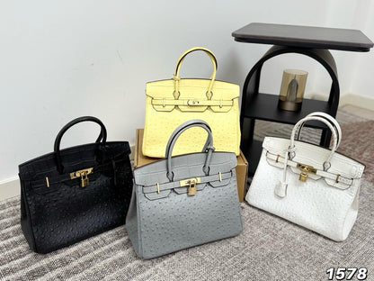 Hermès Birkin 30 Touch – Ostrich & Shiny Crocodile