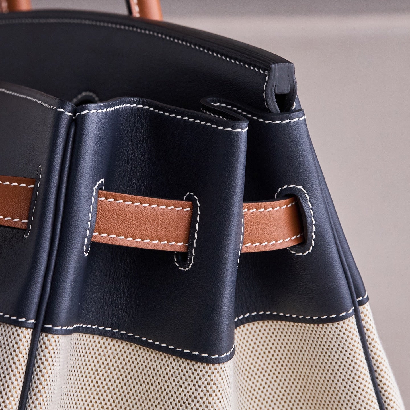 Hermès Birkin 40 – Toile & Swift Leather