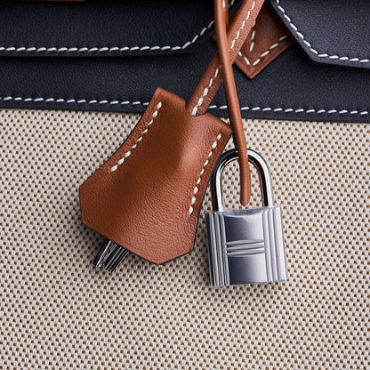 Hermès Birkin 40 – Toile & Swift Leather