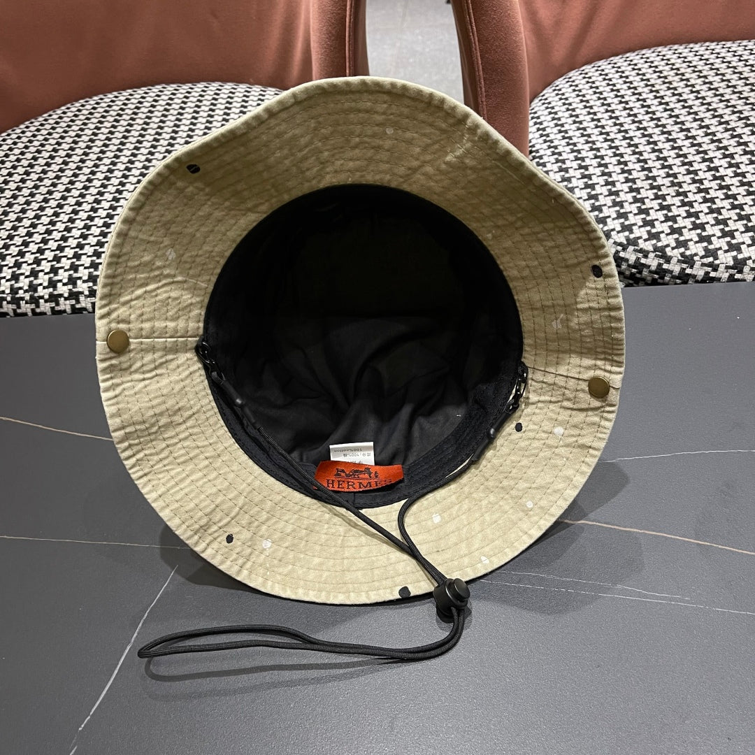 Hermès Canvas Bucket Hat