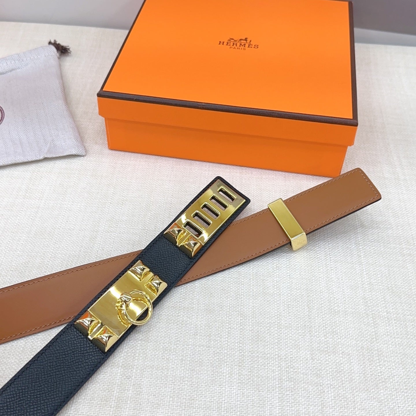 Hermès Collier de Chien Belt