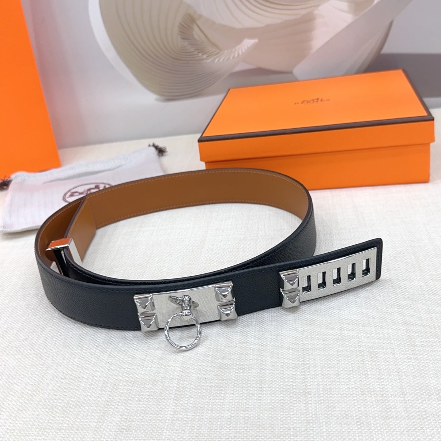 Hermès Collier de Chien Belt
