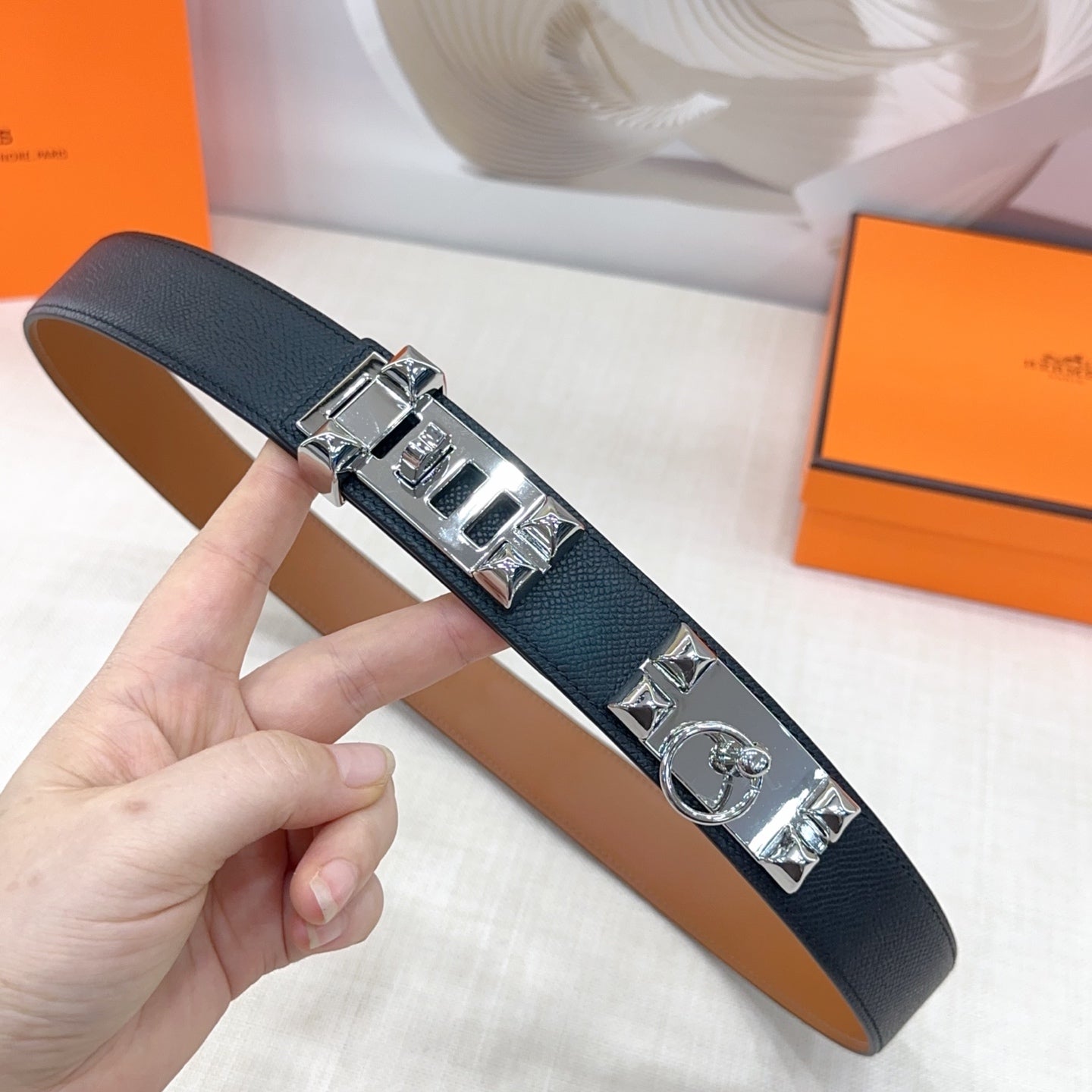 Hermès Collier de Chien Belt
