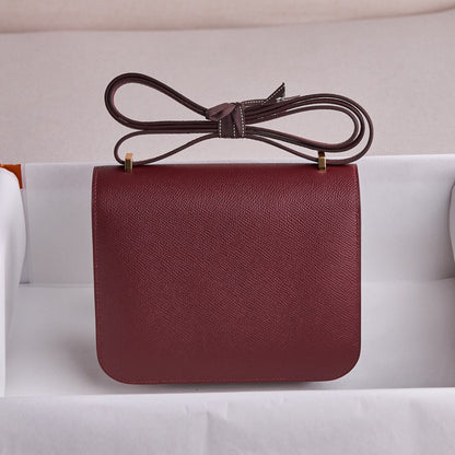 Hermès Constance 18 – Epsom Leather (Rouge H)