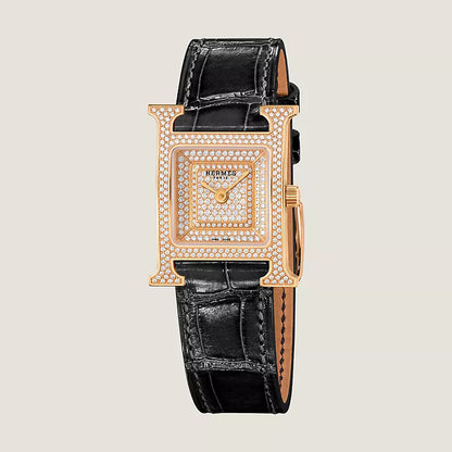 Hermès Heure H Diamond Paved Ladies’ Watch