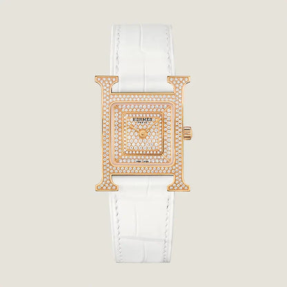 Hermès Heure H Diamond Paved Ladies’ Watch