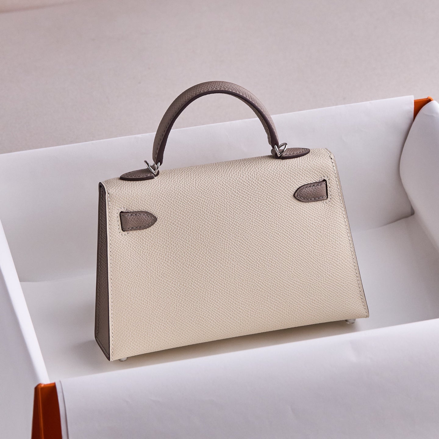 Hermès Kelly 25 Sellier – Craie & Etoupe