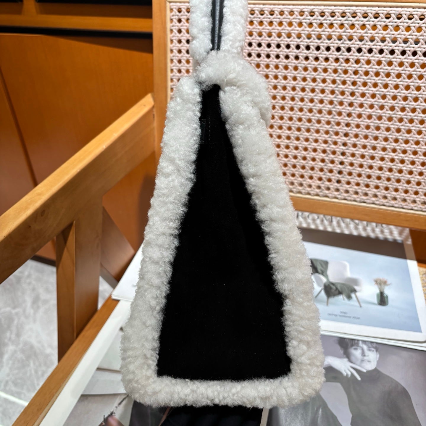 Hermès Kelly 35 Teddy Shearling bag