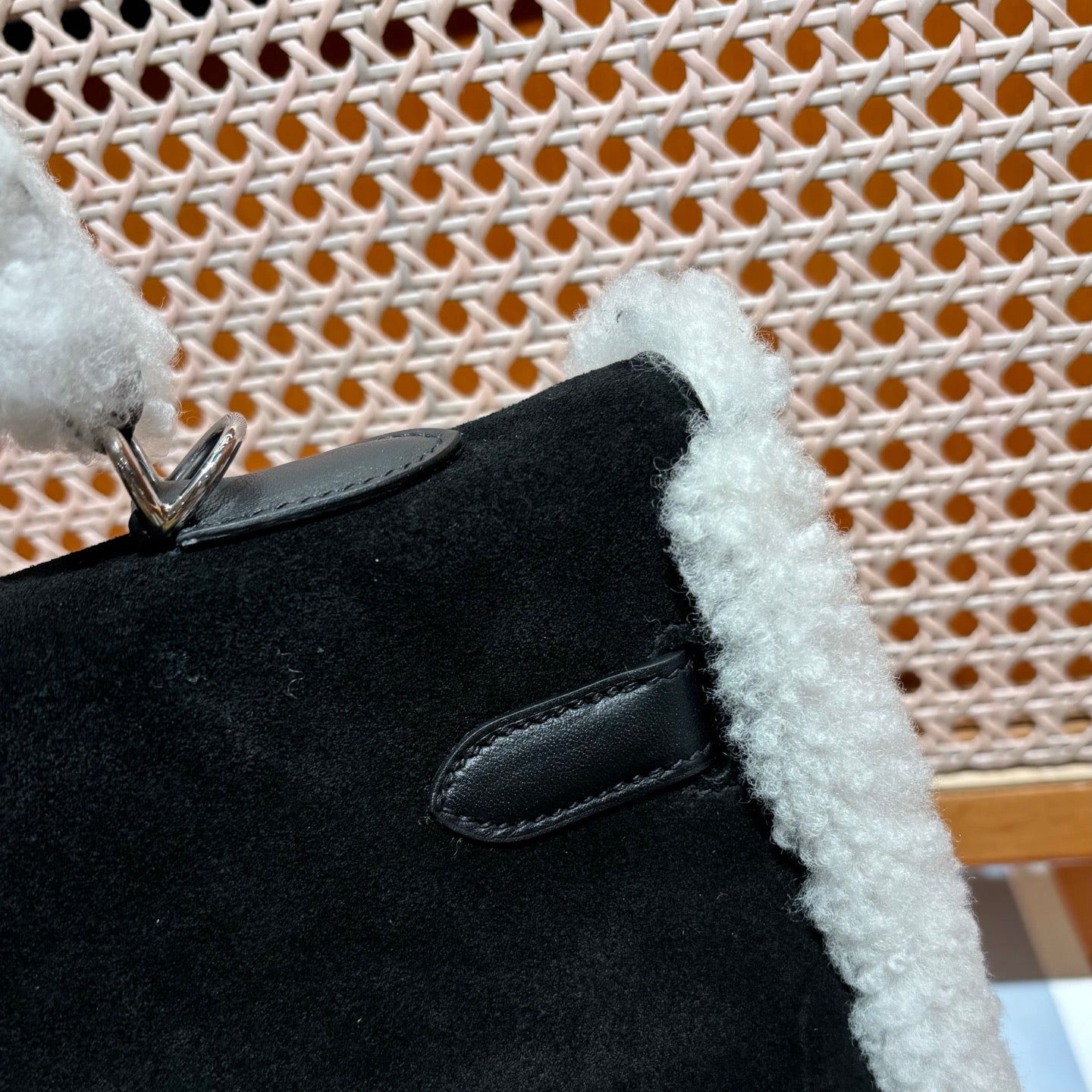 Hermès Kelly 35 Teddy Shearling bag