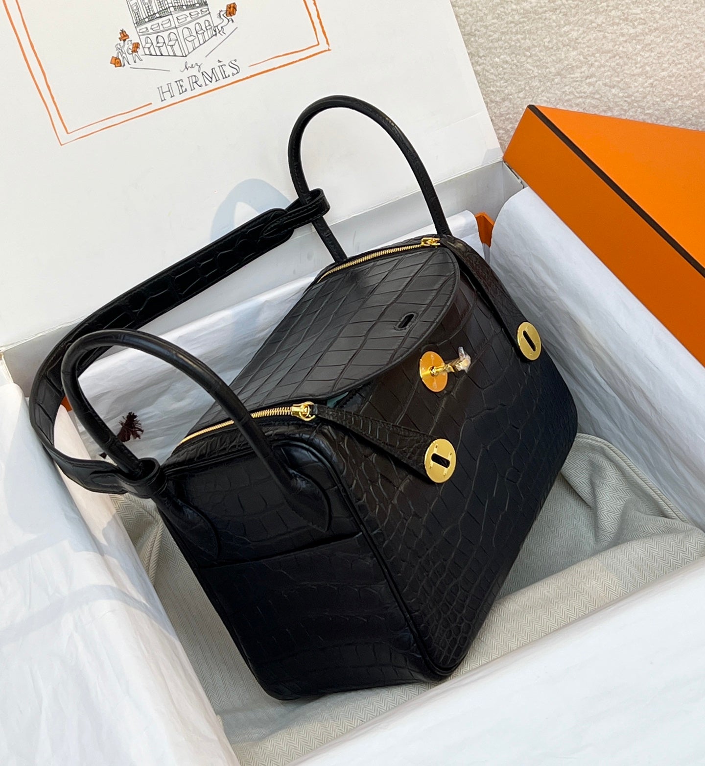 Hermès Lindy 26 – Matte Alligator