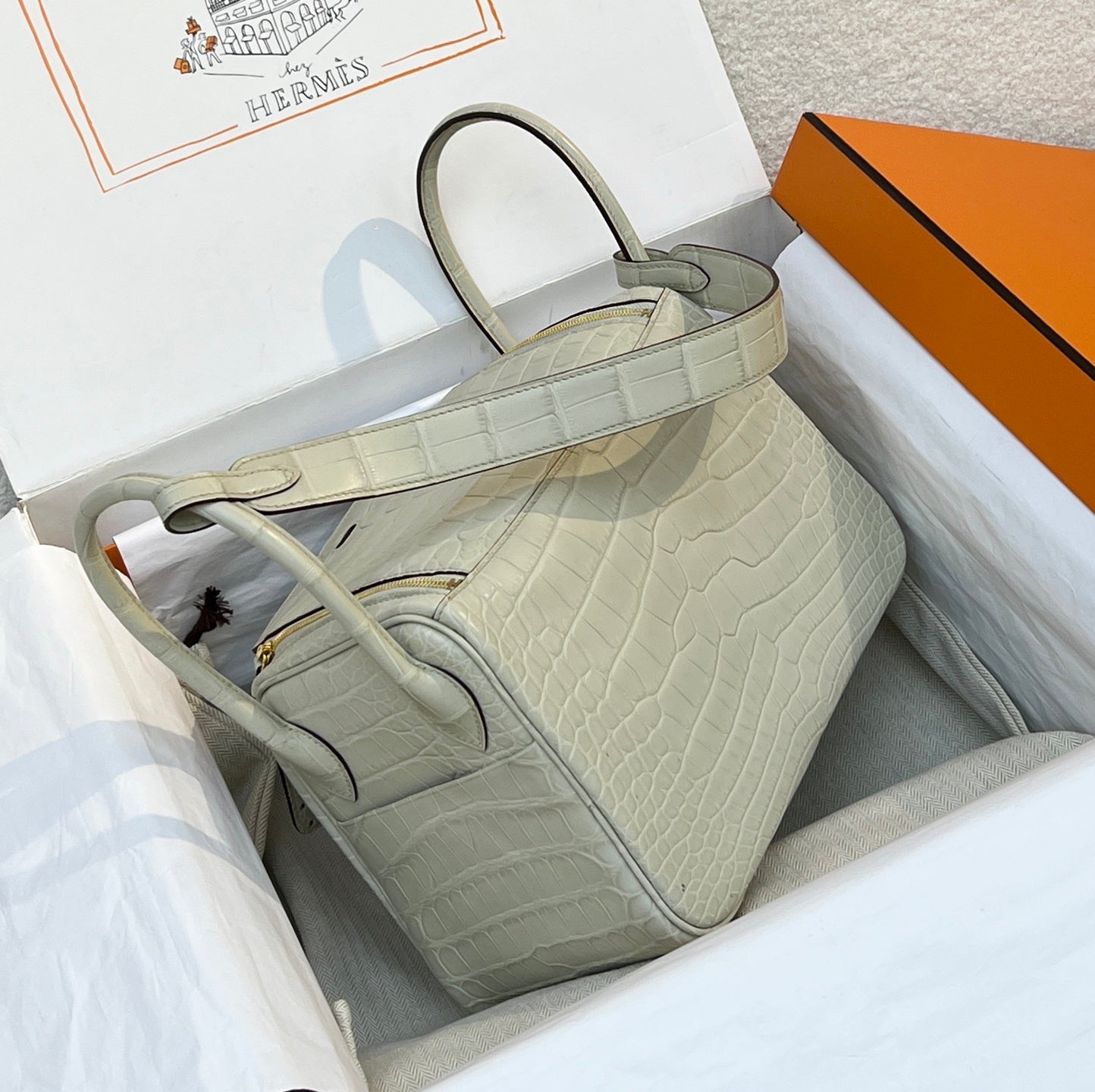 Hermès Lindy 26 – Matte Alligator