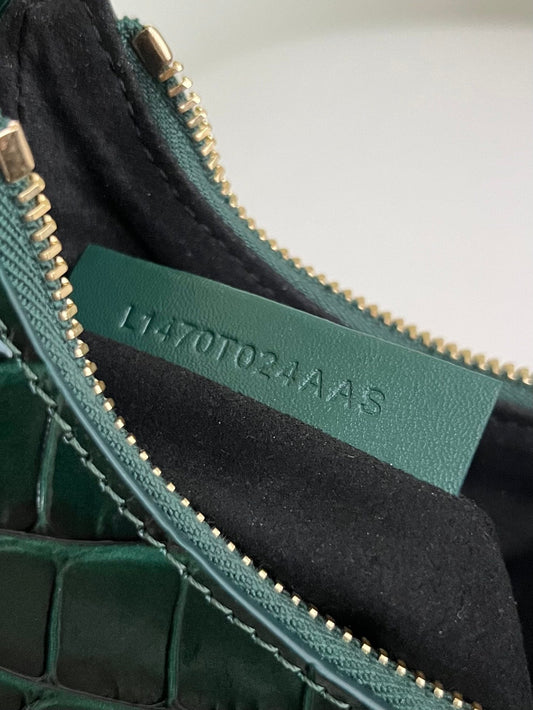 Tom Ford Bianca Mini Mock-Croc Hobo Top Handle Bag