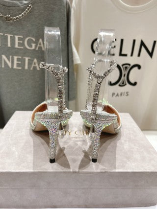 Jimmy Choo Averly Crystal line Sandals