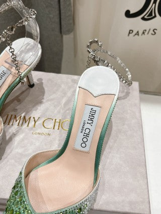 Jimmy Choo Averly Crystal line Sandals