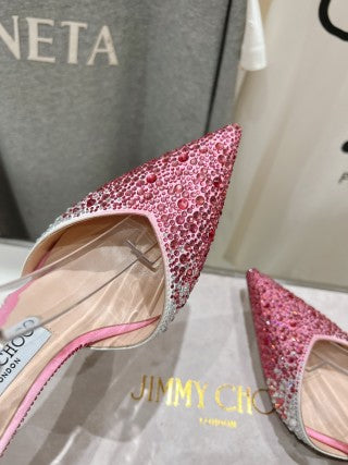 Jimmy Choo Averly Crystal line Sandals