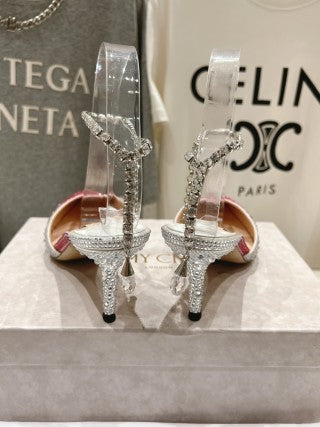 Jimmy Choo Averly Crystal line Sandals