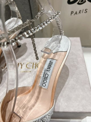 Jimmy Choo Averly Crystal line Sandals