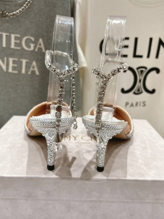 Jimmy Choo Averly Crystal line Sandals