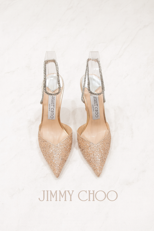 Jimmy Choo Averly Crystal line Sandals