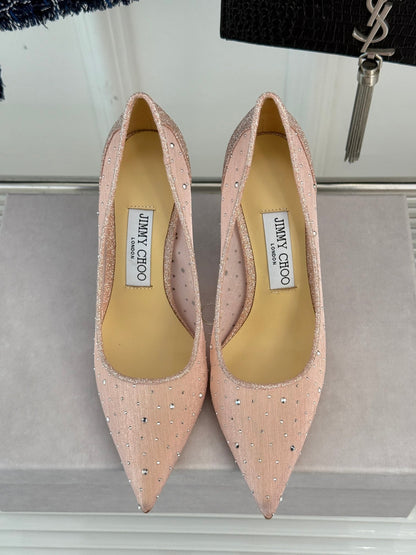 Jimmy Choo Classic Mesh High Heels