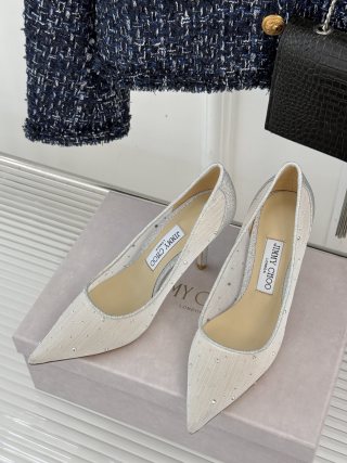 Jimmy Choo Classic Mesh High Heels