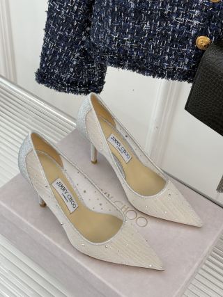 Jimmy Choo Classic Mesh High Heels