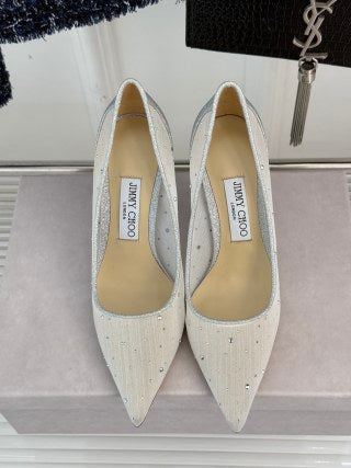 Jimmy Choo Classic Mesh High Heels