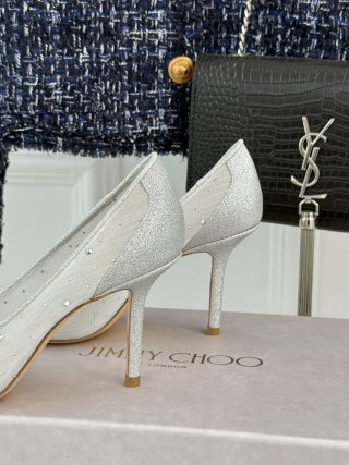 Jimmy Choo Classic Mesh High Heels
