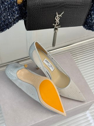 Jimmy Choo Classic Mesh High Heels