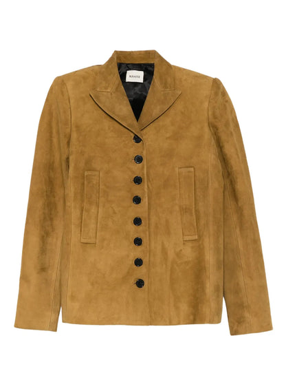 Khaite Brushed Suede Blazer