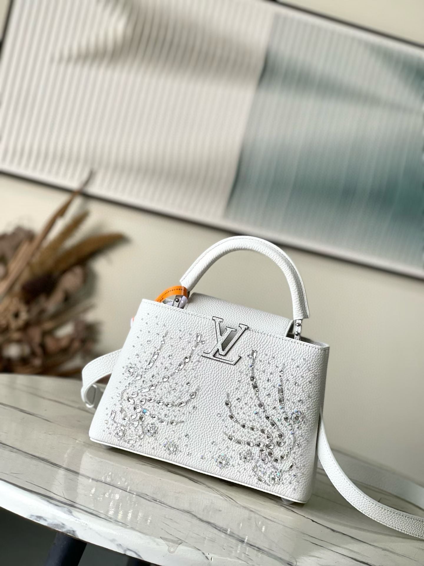 LOUIS VUITTON Capucines BB – Crystal Embellishments