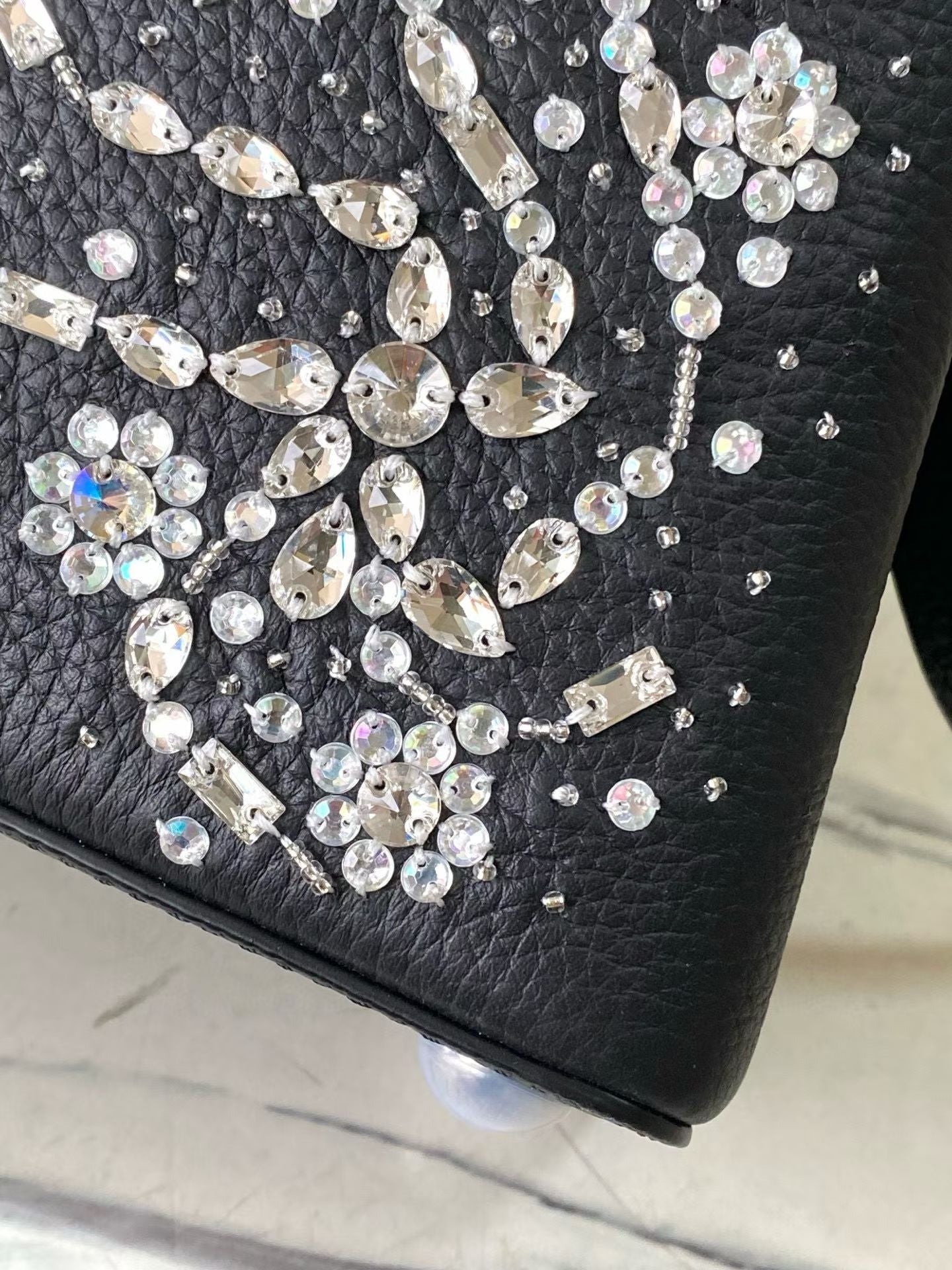LOUIS VUITTON Capucines BB – Crystal Embellishments
