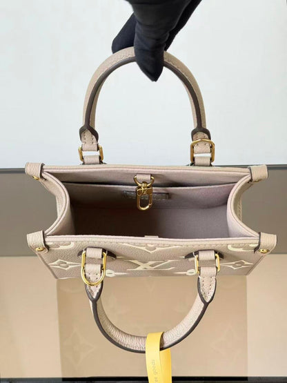 LOUIS VUITTON OnTheGo BB – Monogram Empreinte Bicolor