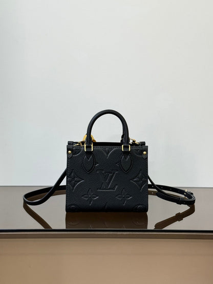 LOUIS VUITTON OnTheGo BB – Monogram Empreinte Leather Black