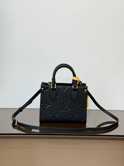 LOUIS VUITTON OnTheGo BB – Monogram Empreinte Leather Black