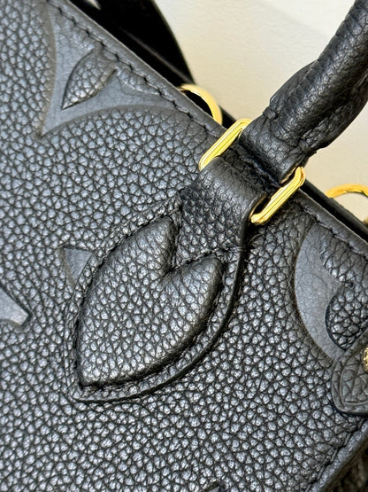 LOUIS VUITTON OnTheGo BB – Monogram Empreinte Leather Black