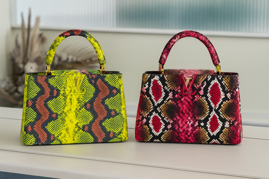 Louis Vuitton Capucines MM – Python Leather Multicolor