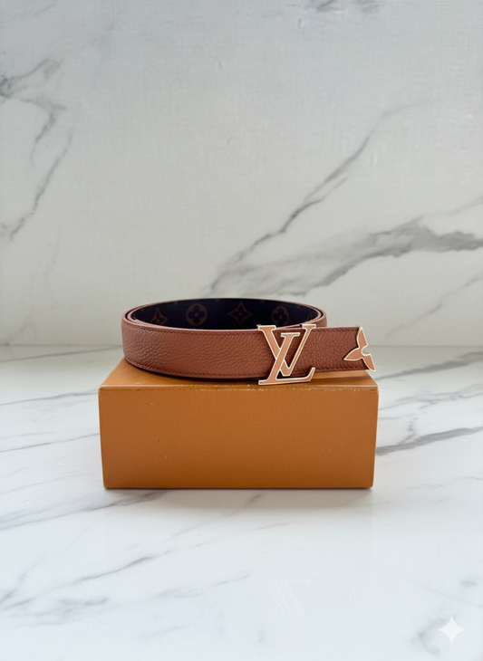 LV Iconic Reversible Belt 30mm Brown