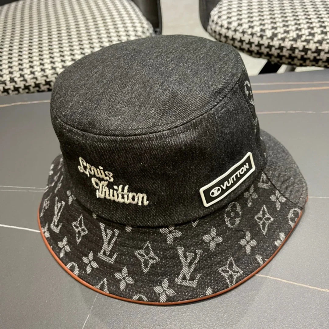 LV Monogram Denim Bucket Hat