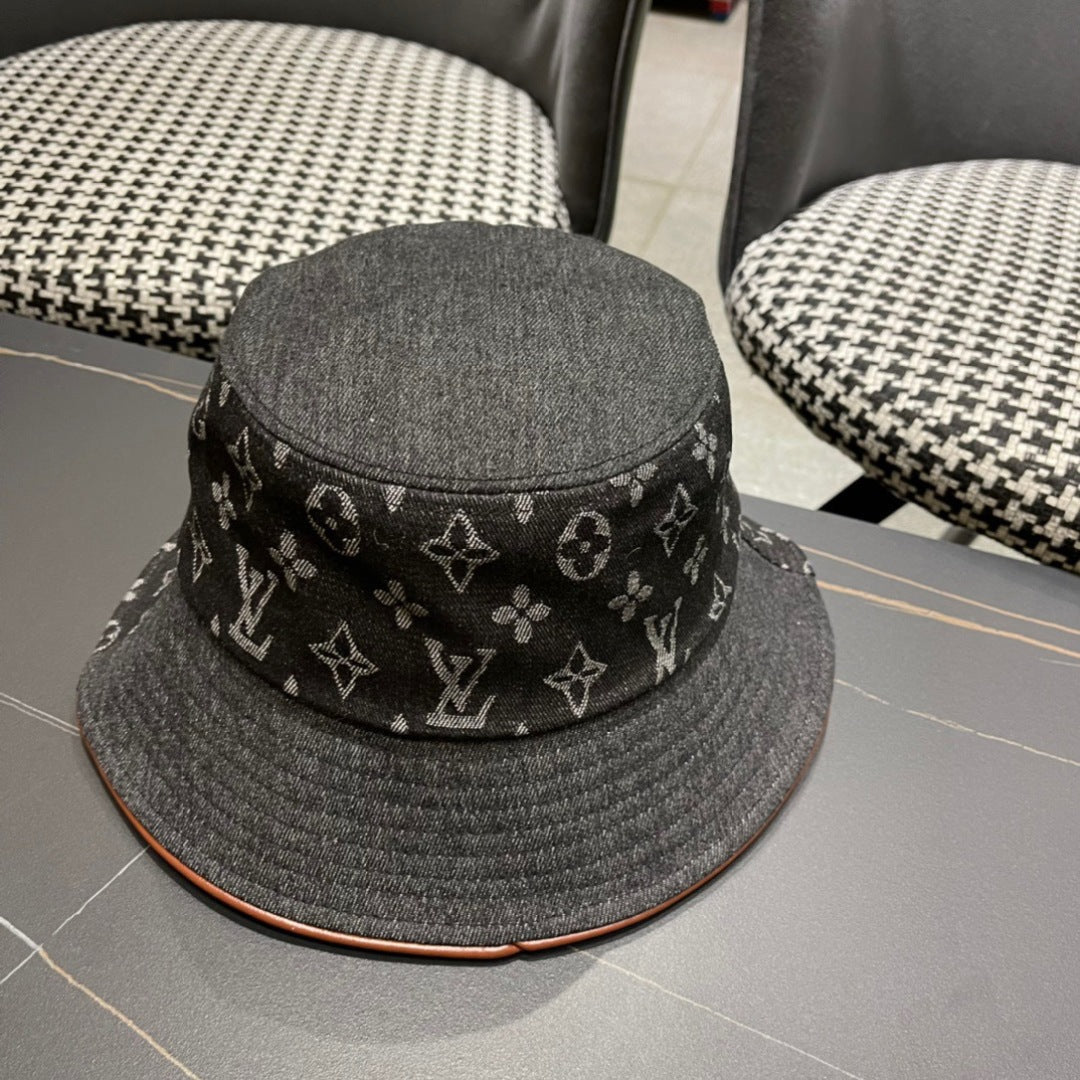 LV Monogram Denim Bucket Hat