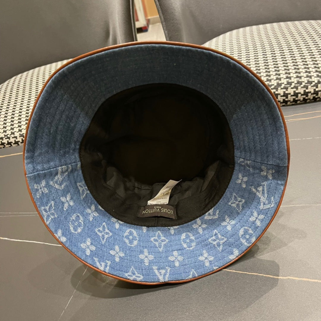 LV Monogram Denim Bucket Hat